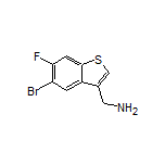 (5-Bromo-6-fluorobenzo[b]thiophen-3-yl)methanamine