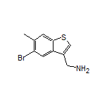(5-Bromo-6-methylbenzo[b]thiophen-3-yl)methanamine