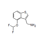 [4-(Difluoromethoxy)benzo[b]thiophen-3-yl]methanamine