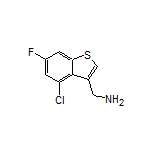 (4-Chloro-6-fluorobenzo[b]thiophen-3-yl)methanamine
