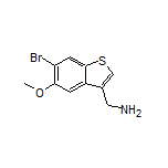(6-Bromo-5-methoxybenzo[b]thiophen-3-yl)methanamine