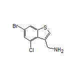 (6-Bromo-4-chlorobenzo[b]thiophen-3-yl)methanamine