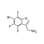 (6-Bromo-4,5,7-trifluorobenzo[b]thiophen-3-yl)methanamine