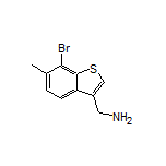 (7-Bromo-6-methylbenzo[b]thiophen-3-yl)methanamine