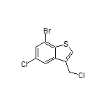 7-Bromo-5-chloro-3-(chloromethyl)benzo[b]thiophene