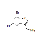 (7-Bromo-5-chlorobenzo[b]thiophen-3-yl)methanamine