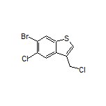 6-Bromo-5-chloro-3-(chloromethyl)benzo[b]thiophene