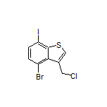 4-Bromo-3-(chloromethyl)-7-iodobenzo[b]thiophene