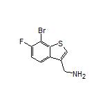 (7-Bromo-6-fluorobenzo[b]thiophen-3-yl)methanamine