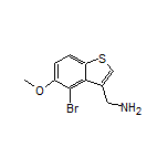 (4-Bromo-5-methoxybenzo[b]thiophen-3-yl)methanamine