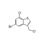 5-Bromo-7-chloro-3-(chloromethyl)benzo[b]thiophene