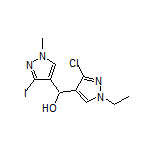 (3-Chloro-1-ethyl-4-pyrazolyl)(3-iodo-1-methyl-4-pyrazolyl)methanol