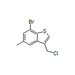 7-Bromo-3-(chloromethyl)-5-methylbenzo[b]thiophene