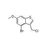 4-Bromo-3-(chloromethyl)-6-methoxybenzo[b]thiophene