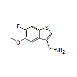 (6-Fluoro-5-methoxybenzo[b]thiophen-3-yl)methanamine