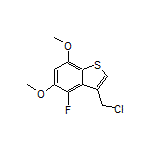3-(Chloromethyl)-4-fluoro-5,7-dimethoxybenzo[b]thiophene
