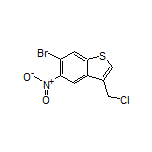 6-Bromo-3-(chloromethyl)-5-nitrobenzo[b]thiophene