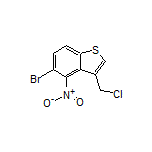 5-Bromo-3-(chloromethyl)-4-nitrobenzo[b]thiophene