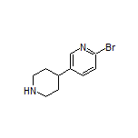 2-Bromo-5-(4-piperidyl)pyridine