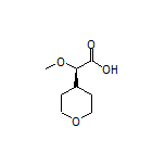 (R)-2-Methoxy-2-(tetrahydro-2H-pyran-4-yl)acetic Acid