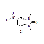 4-Chloro-1,3-dimethyl-6-nitro-1,3-dihydro-2H-benzo[d]imidazol-2-one