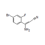 3-Amino-3-(4-bromo-2-fluorophenyl)acrylonitrile