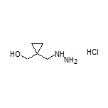 [1-(Hydrazinylmethyl)cyclopropyl]methanol Hydrochloride