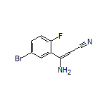 3-Amino-3-(5-bromo-2-fluorophenyl)acrylonitrile