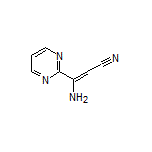 3-Amino-3-(2-pyrimidinyl)acrylonitrile