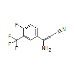 3-Amino-3-[4-fluoro-3-(trifluoromethyl)phenyl]acrylonitrile