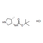 (3S,4S)-N-Boc-4-methylpyrrolidin-3-amine Hydrochloride
