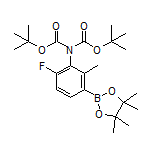 [3-(DiBoc-amino)-4-fluoro-2-methylphenyl]boronic Acid Pinacol Ester