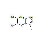 5-Bromo-6-chloro-3-methyl-7-azaindole