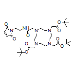 Tri-tert-butyl 2,2’,2’’-[10-[2-[[2-(2,5-Dioxo-2,5-dihydro-1H-pyrrol-1-yl)ethyl]amino]-2-oxoethyl]-1,4,7,10-tetraazacyclododecane-1,4,7-triyl]triacetate