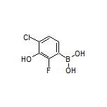 (4-Chloro-2-fluoro-3-hydroxyphenyl)boronic Acid