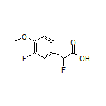 2-Fluoro-2-(3-fluoro-4-methoxyphenyl)acetic Acid