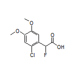 2-(2-Chloro-4,5-dimethoxyphenyl)-2-fluoroacetic Acid