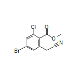 Methyl 4-Bromo-2-chloro-6-(cyanomethyl)benzoate