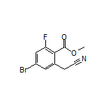 Methyl 4-Bromo-2-(cyanomethyl)-6-fluorobenzoate