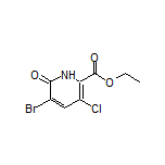 Ethyl 5-Bromo-3-chloro-6-oxo-1,6-dihydropyridine-2-carboxylate