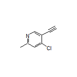4-Chloro-5-ethynyl-2-methylpyridine