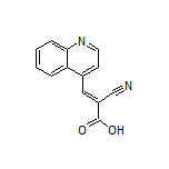(E)-2-Cyano-3-(4-quinolyl)acrylic Acid