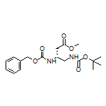 Methyl (R)-3-(Cbz-amino)-4-(Boc-amino)butanoate