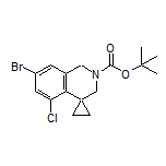 2’-Boc-7’-bromo-5’-chloro-2’,3’-dihydro-1’H-spiro[cyclopropane-1,4’-isoquinoline]