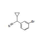2-(3-Bromophenyl)-2-cyclopropylacetonitrile