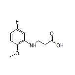 3-[(5-Fluoro-2-methoxyphenyl)amino]propanoic Acid
