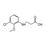 3-[(3-Chloro-2-methoxyphenyl)amino]propanoic Acid