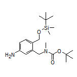 3-[[Boc-(methyl)amino]methyl]-4-[[(tert-butyldimethylsilyl)oxy]methyl]aniline