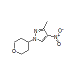 3-Methyl-4-nitro-1-(tetrahydro-2H-pyran-4-yl)-1H-pyrazole