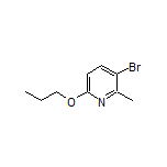 3-Bromo-2-methyl-6-propoxypyridine